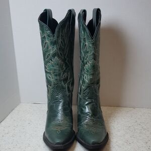 Laredo Green Western Cowboy Boots